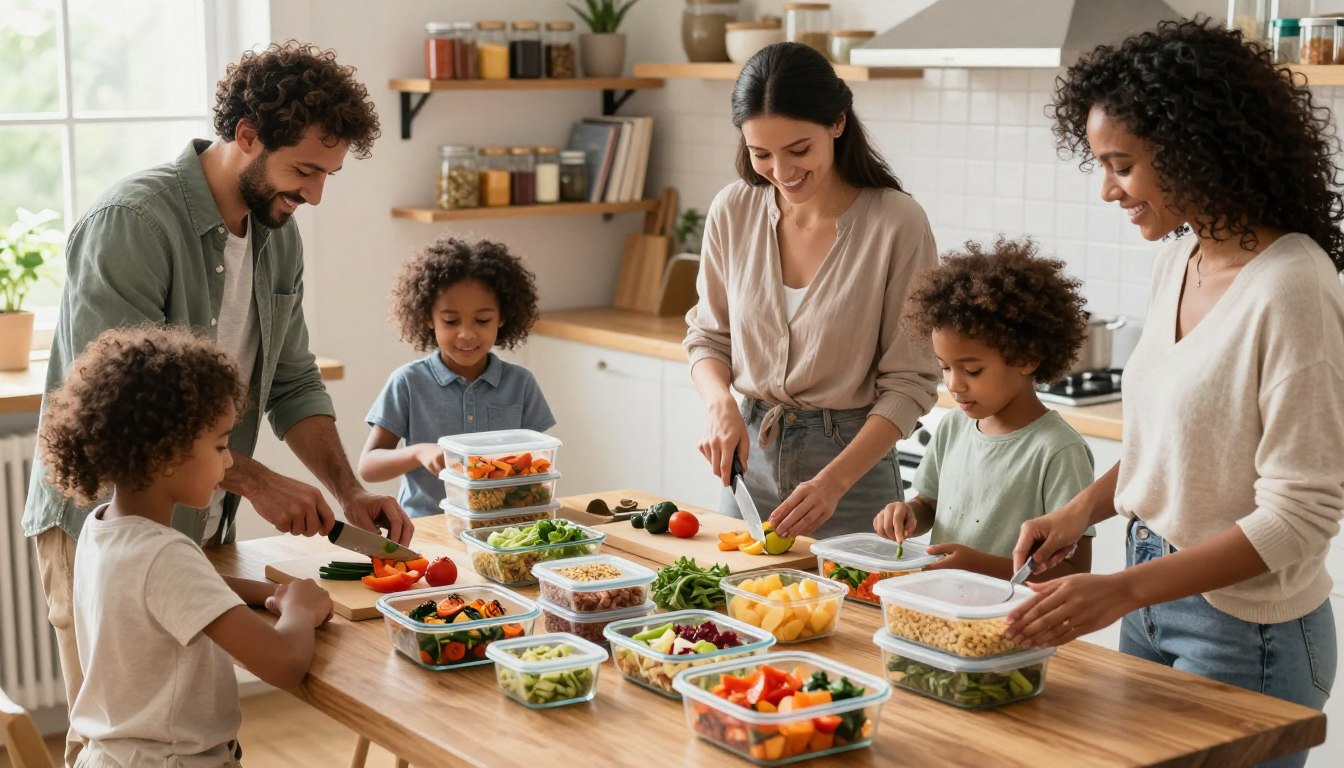 weekly family meal prep